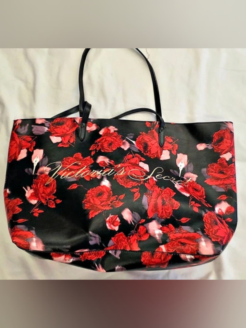 Victoria’s Secret Limited Edition Floral Rose Tote Bag NWOT